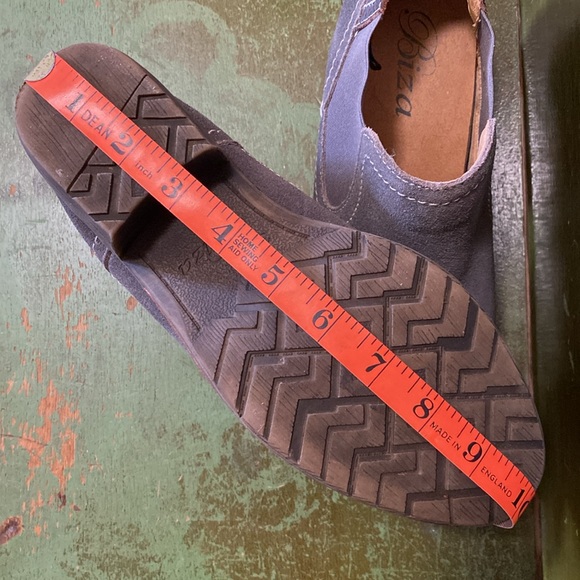 BIZA Carson Distressed Charcoal Graphite Leather Ankle booties, Women’s 39. - Picture 12 of 16